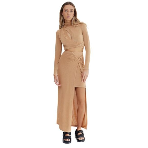 knee length dresses for ladies Flynn Midi Dress in Lavender Aquarelle Fleur